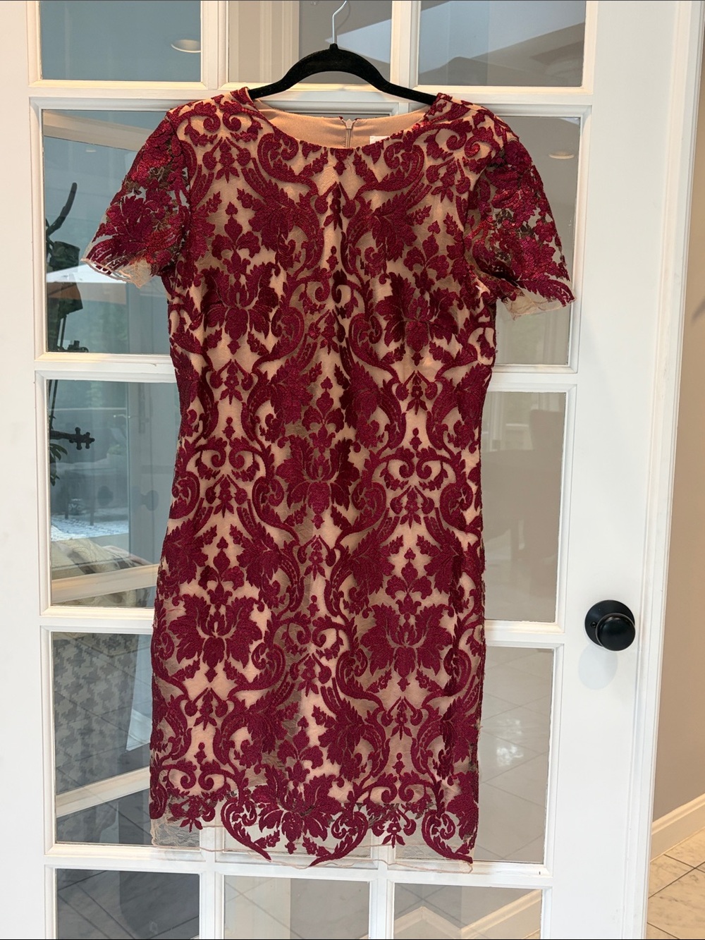 Dress the Population Lace Overlay Dress - SZ XL NWOT - Picture 3 of 4